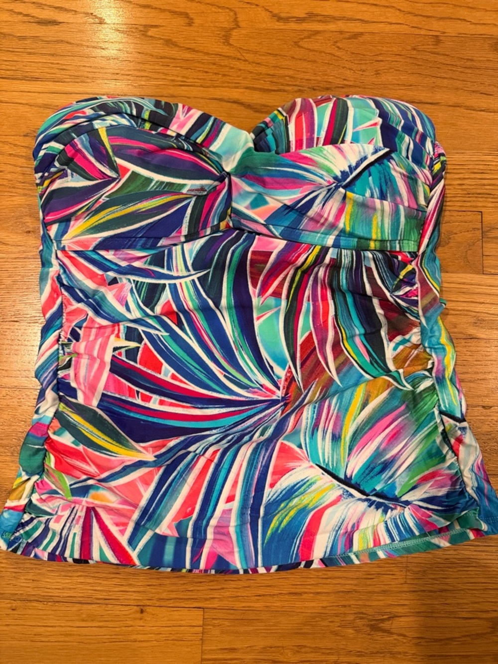 La Blanca Tropical Swim Top - Vibrant Multicolor